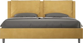 Łóżko bez stelaża tapicerowane 180x210 microfibra Okra Antea