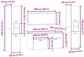 4 - częściowy zestaw mebli łazienkowych biały połysk - Joviro