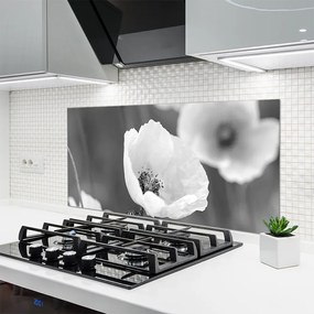 Panel Szklany do Kuchni Klasyczny Motyw Maków