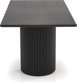 Czarny rozkładany do 250 cm stół Bolero Halmar