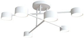 Biała nowoczesna lampa sufitowa - D135-Evex