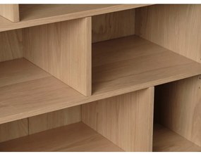 Regał w dekorze dębu 140x90 cm Ponza – Unique Furniture