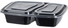 Excellent Houseware Zestaw plastikowych pojemników1200 ml, 10 sztuk
