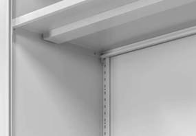 Metalowa szafa z 5 półkami do archiwum