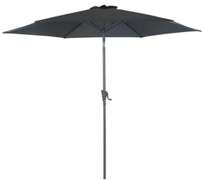 Czarny parasol ogrodowy ø 300 cm Roja – Rojaplast