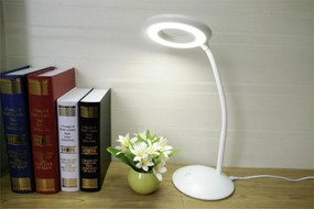 Lampka na biurko LED z lupą, Ø 14,8 cm