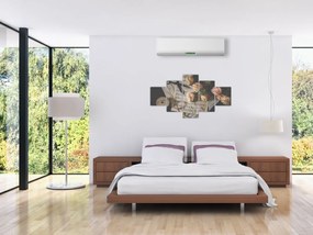 Obraz nut i róż (125x70 cm)