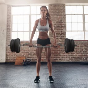 SPORTNOW Zestaw sztangi 25 kg Antypoślizgowy gryf typu curl z 6 obciążeniami, powłoka PVC, stalowy gryf | Aosom PL