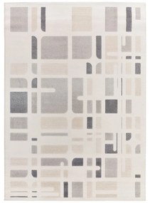 Jasnoszaro-kremowy dywan 160x230 cm Flora – Universal