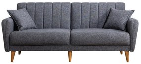 Sofa rozkładana Aqua ciemnoszara