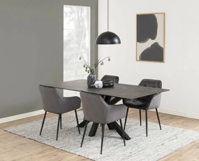 Aksamitne krzesło z pikowaniem Brooke Vic