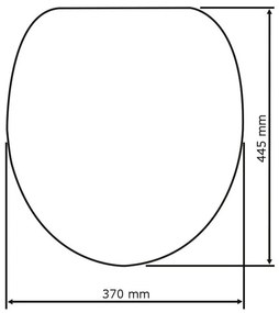 Deska sedesowa 37 x 44 cm Speedy – Wenko