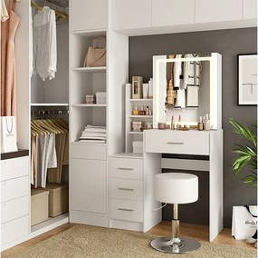 toaletka biały 80x36x131.6 lisca