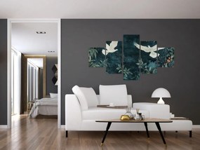 Obraz - Dwa gołębie (125x70 cm)