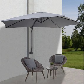 Parawan ścienny Acerra,  szary