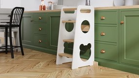 Pomocnik kuchenny BEAR biały