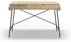 Biurko w dekorze dębu 60x110 cm Ecrin – Marckeric