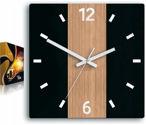 Zegar na ścianę nowoczesny do salonu sypialni cichy kwadratowy efektowny