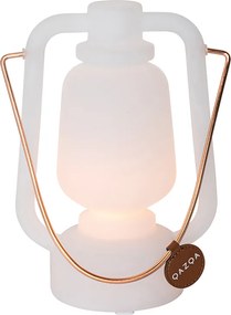 Lampa stołowa akumulatorowa 22 cm IP44 biała - Storm Mini
