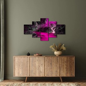 Obraz - Różowy las (125x70 cm)