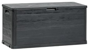Antracytowa skrzynia ogrodowa Woodys – Toomax