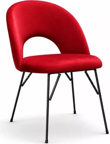 Krzesło tapicerowane Abis Spid w stylu retro