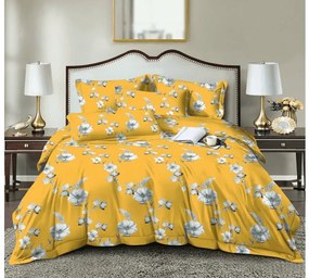 PrzytulneMieszkanie.pl PrzytulneMieszkanie.pl Pościel z mikrofibry YELLOW ROSE żółte Rozmiar pościeli: 2 szt 70 x 90 cm | 200 x 220 cm