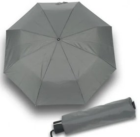 Mini Fiber Uni - damska parasolka składana w kolorze szarym