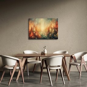 Obraz - Malowanie lasów (70x50 cm)