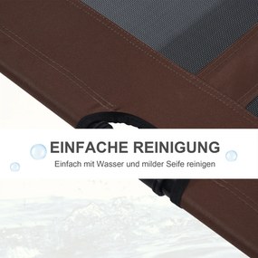 PawHut Leżak dla psa lub kota Miękka poducha 92x76x18cm Elegancki kolor kawowy | Aosom PL