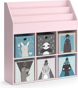 Półka dla dzieci różowy 107.2x31.2x114.2 luigi