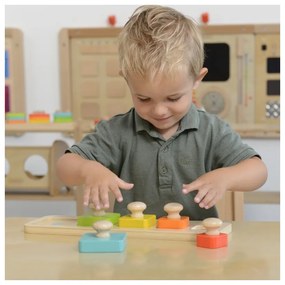 Masterkidz układanka nauka rozmiarów i kolorów montessori