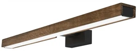Brilagi-LED Łazienkowe oświetlenie lustra WOODY MIRROR LED/12W/230V IP44 dąb/czarny