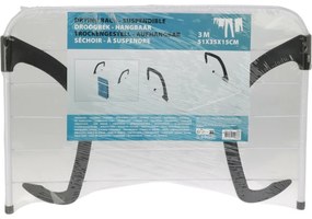 Metalowa suszarka wisząca 3 m, biała