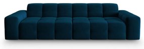 Ciemnoniebieska aksamitna sofa 255 cm Kendal – Micadoni Home