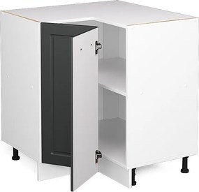 Szafka narożna antracytowy domek wiejski 75.6x60x81.6 r-line