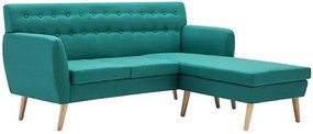 Tapicerowana pikowana sofa Kova 2G - zielona