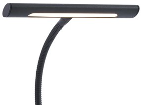 Lampa stołowa Art Deco czarna z LED - Tableau ArtDeco Oswietlenie wewnetrzne
