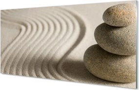 Szkło do Kuchni na Ścianę Tekstura Piaskowca i Piasku