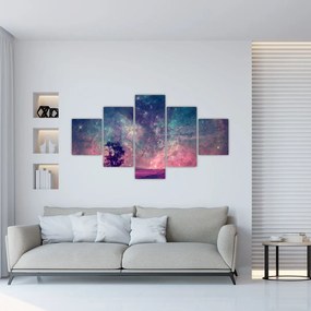 Obraz - Nieziemskie nocne niebo (125x70 cm)