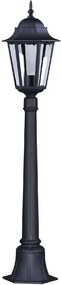Czarna stojąca lampa ogrodowa klasyczna słupek - S351 M7-W96