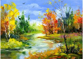 Obraz na szkle - Obraz na szkle krajobrazu (70x50 cm)