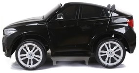 Auto na akumulator bmw x6m czarne dwuosobowy fotel
