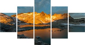 Obraz krajobrazu wysokogórskiego (125x70 cm)