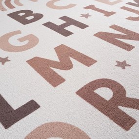 Kremowy dywan dziecięcy odpowiedni do prania ø120 cm Coco 1133 – Ayyildiz Carpets