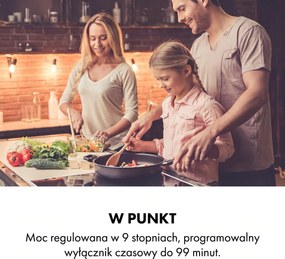 Klarstein Delicatessa Prime 77cm Płyta Indukcyjna 4 Strefy Gotowania Czarny