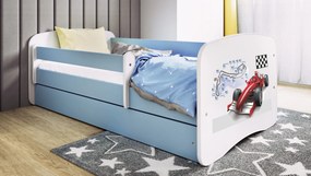 Łóżko dziecięce BABY DREAMS 140x70 formuła 1 KOCOT KIDS
