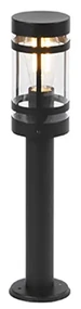 Zewnetrzna Nowoczesna lampa zewnętrzna czarna 50 cm IP44 - Gleam Nowoczesny Oswietlenie zewnetrzne