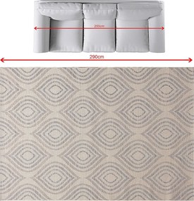 Dywan Breeze beige/raw/blue 200x290cm