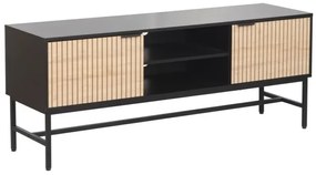 Szafka RTV MAGO 150cm dąb/czarny mat SIGNAL